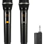 MICROFONE S/ FIO VHF DINÂMICO RECARREGÁVEL
