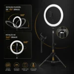 Ring Light 18" Com fonte e tripé - Imagem 3