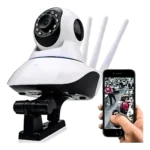 Camera Ip Segurança P2p 3 Antenas Wifi Visão Noturna Yoosee Cor Branco - Imagem 3