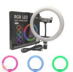 RING LIGHT 10" RGB + Tripe 2,10M - Imagem 3