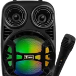Caixa De Som Portátil Bluetooth Com Microfone Usb