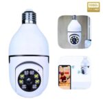 Câmera Lâmpada 360° WiFi PTZ