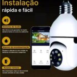 Câmera Lâmpada 360° WiFi PTZ - Imagem 3