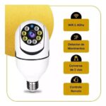 Câmera Lâmpada 360° WiFi PTZ - Imagem 2