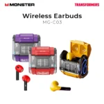 Fone de ouvido Bluetooth Bateria de longa duração Transformers