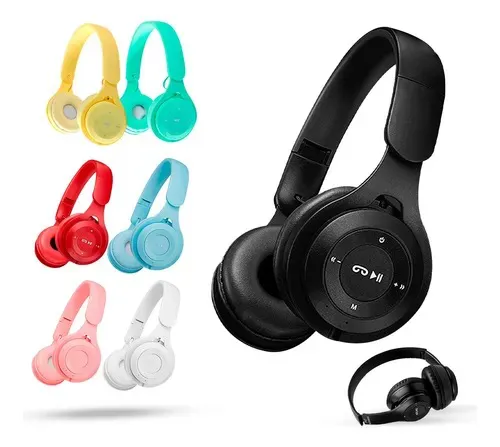 Fone De Ouvido Bluetooth Headphone Sem Fio Over-ear Headset - Imagem 1