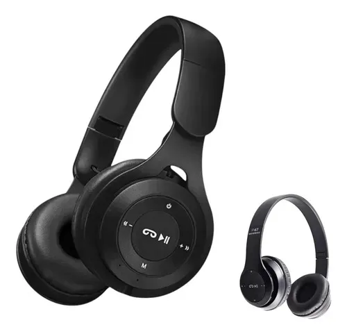Fone De Ouvido Bluetooth Headphone Sem Fio Over-ear Headset - Imagem 3