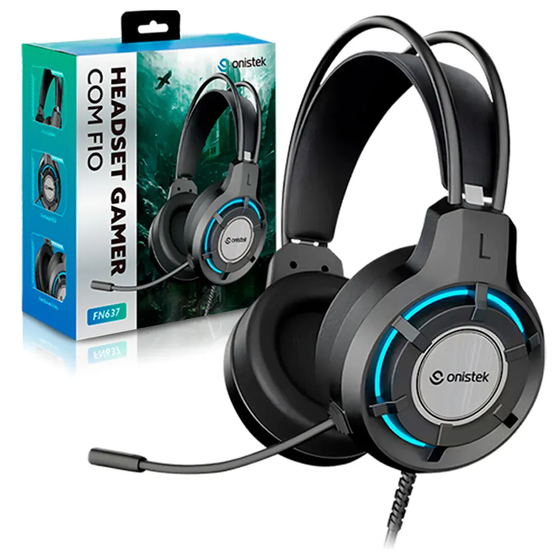 Fone De Ouvido Over-ear Gamer Knup Kp-488 - Imagem 2