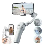 Gimbal Estabilizador De Celular Com Luz E Tripé - Imagem 2