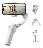 Gimbal Estabilizador De Celular Com Luz E Tripé