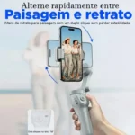Gimbal Estabilizador De Celular Com Luz E Tripé - Imagem 3