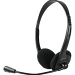 Headset classic P2 cabo Stereo Básico C/ Microfone C/ Fio