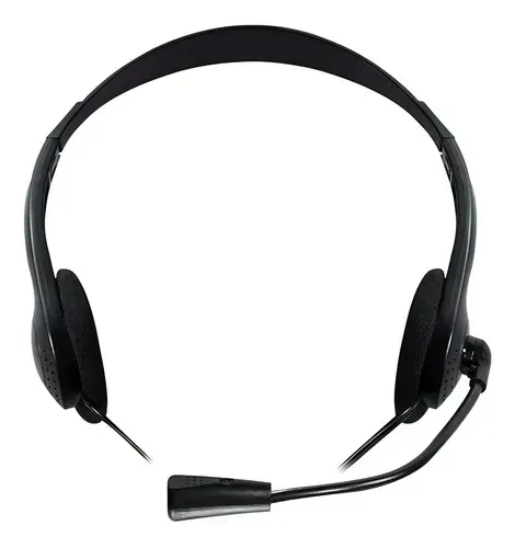 Headset classic P2 cabo Stereo Básico C/ Microfone C/ Fio - Imagem 2