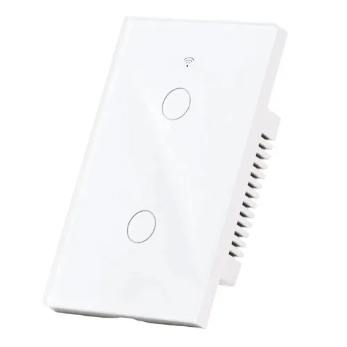 Interruptor Inteligente 2 Botões Touch Compatível Com Alexa/Google Home - Imagem 1