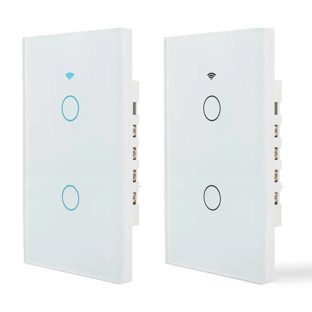 Interruptor Inteligente 2 Botões Touch Compatível Com Alexa/Google Home - Imagem 2