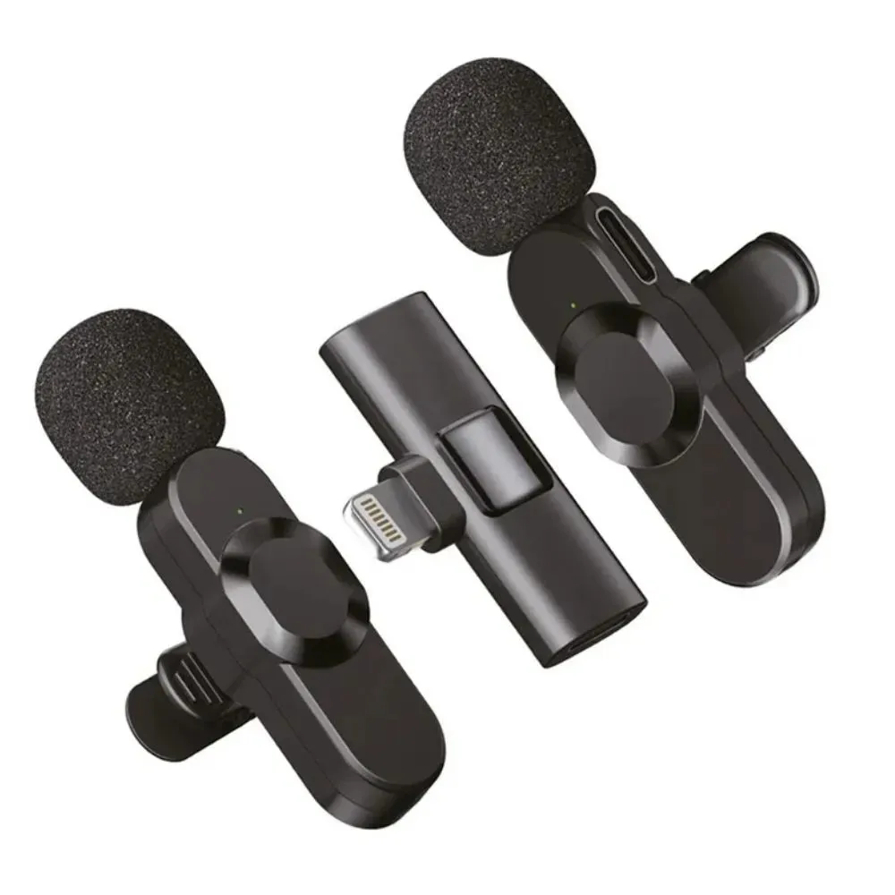 Kit c/ 2 Microfones de Lapela s/ Fio Lightning IOS - Imagem 3