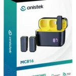 Microfone De Lapela Duplo Sem Fio C/ Case Para Lightning IOS