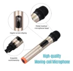 Microfone Sem Fio Handheld Uhf Dynamic 50M - Imagem 2