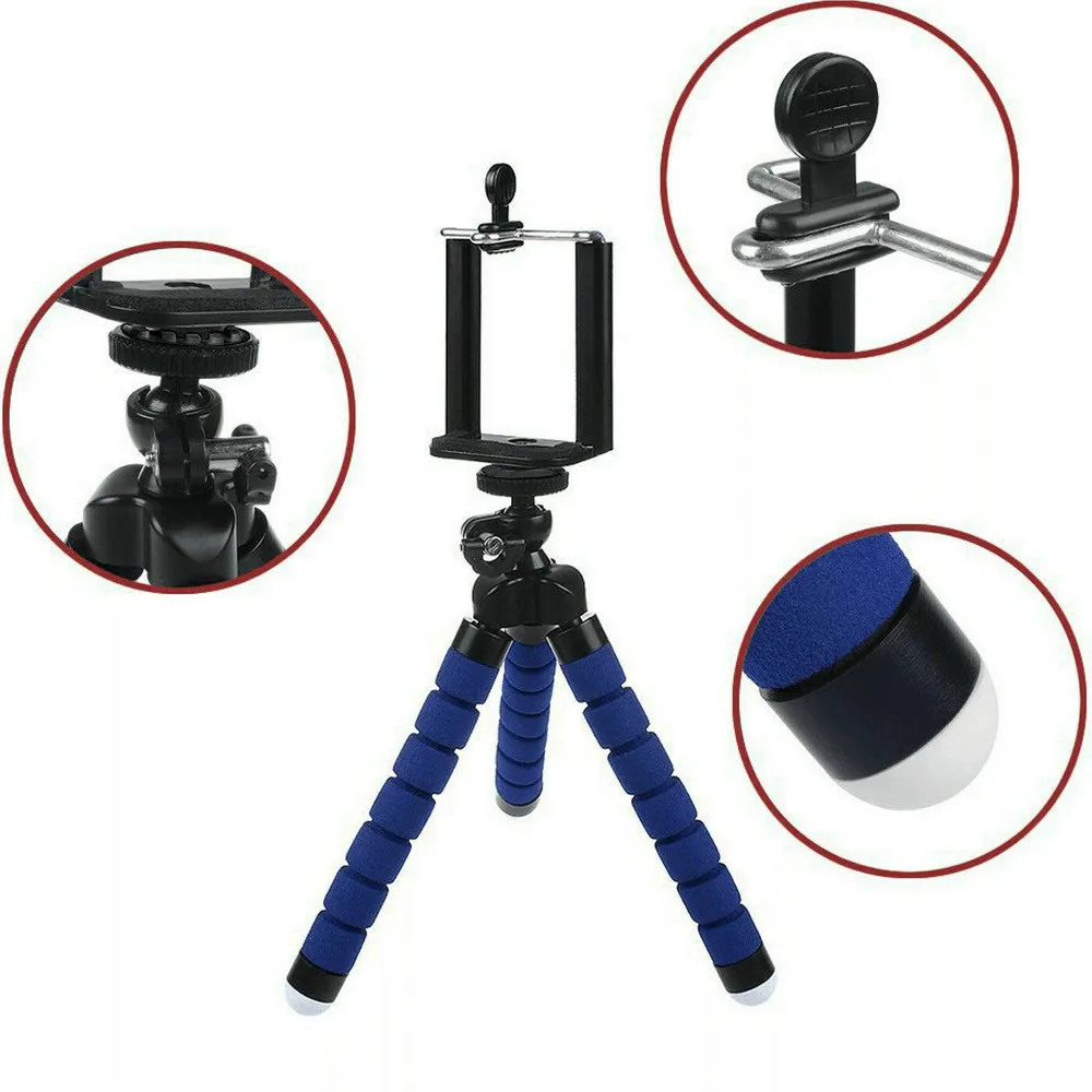 Mini Tripé Celular Portátil Suporte Flexível - Imagem 2