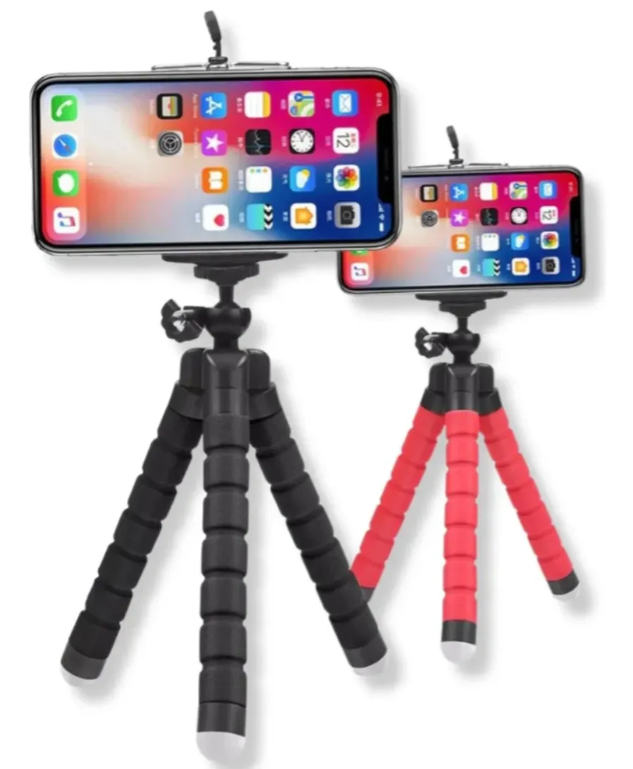 Mini Tripé Celular Portátil Suporte Flexível - Imagem 1
