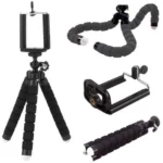 Mini Tripé Celular Portátil Suporte Flexível - Imagem 3