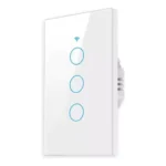 Interruptor Inteligente 3 Botões Touch Compatível Com Alexa/Google Home