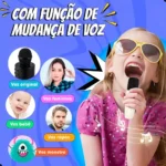 CX SOM karaoke bluetooth C/ Mic - Imagem 3
